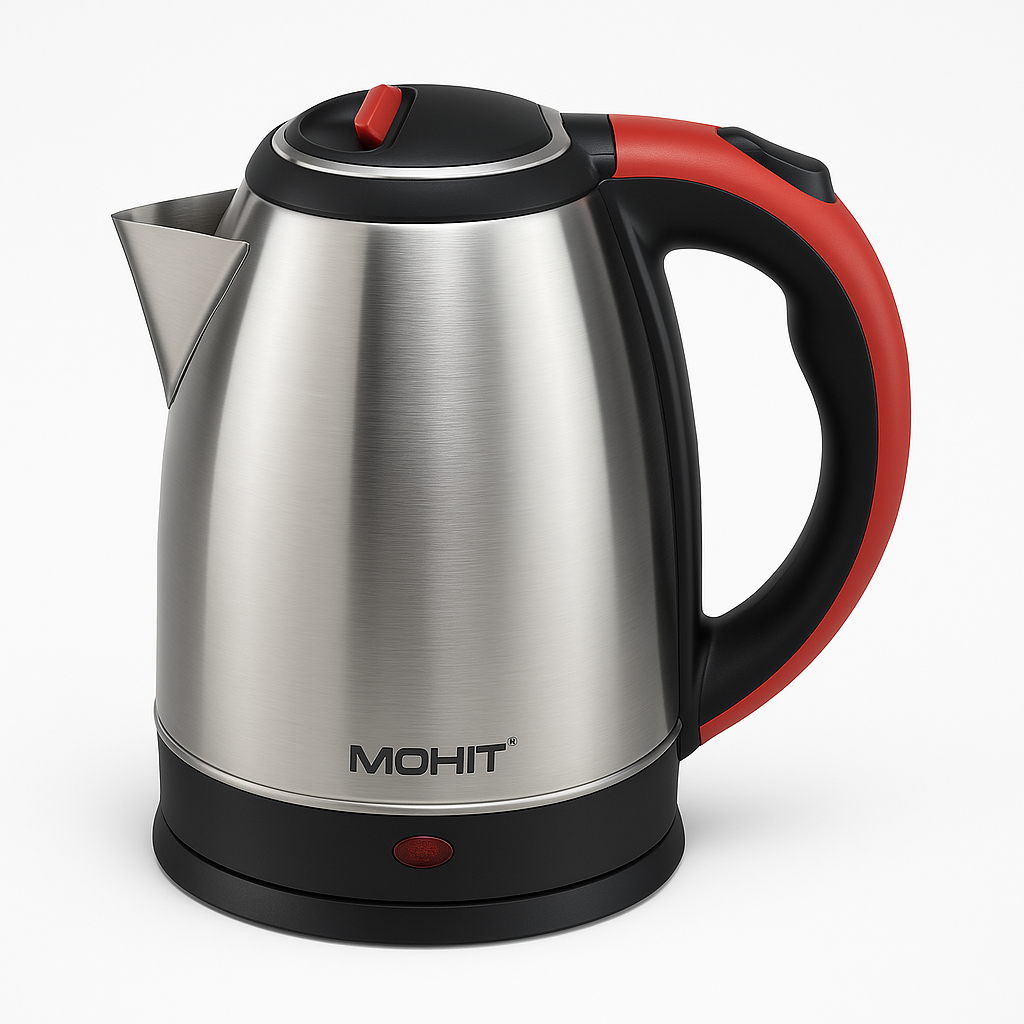 MOHIT Electric Kettle – 1500W Quick Boil, Durable Stainless Steel Body